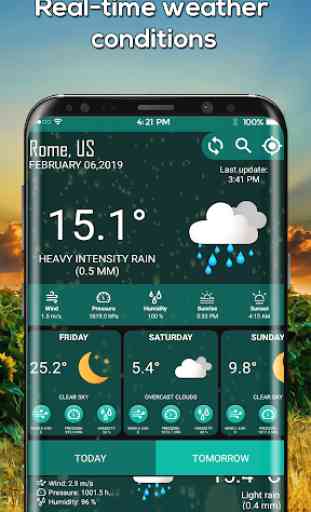 Weather Live Channel, Weather Forecast App Widget 1