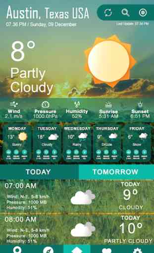 Weather Live Channel, Weather Forecast App Widget 4