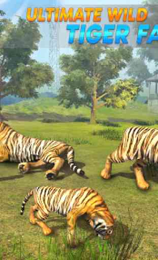 Wild Tiger Family survival Simulator Game 1