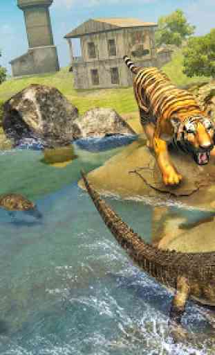 Wild Tiger Family survival Simulator Game 3