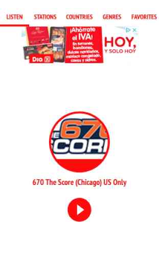 670 The Score app Radio Chicago 670 1