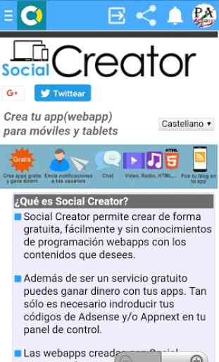 AppCreator24 y Social Creator 2