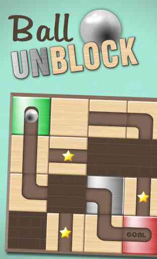 Ball Unblock - Slide the blocks and roll the ball 1