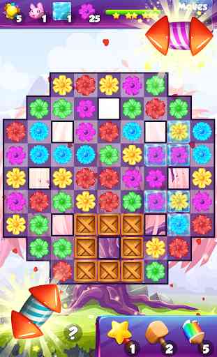 Blossom Garden Flower Shop - Match 3 Puzzle Game 2