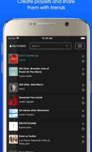 CLiGGO MUSIC – Free Music & Radio App 3