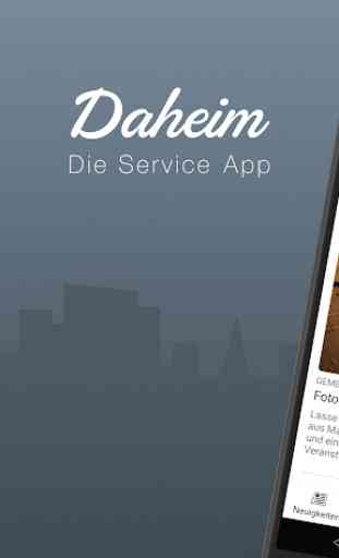 Daheim - die Service App 1