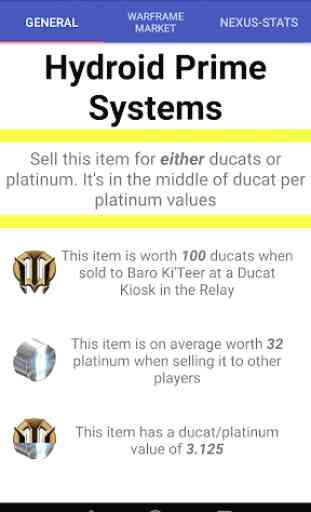 Ducats or Plat for Warframe 3