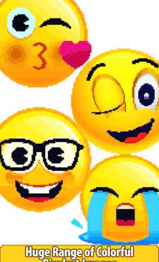 Emoji Color by Number: Pixel Art, Sandbox Coloring 2