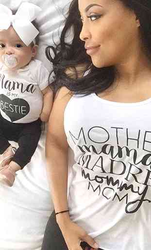 Fashion outfits mum and baby 1