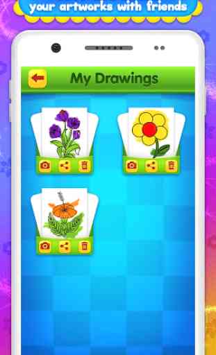 Flowers Coloring Book & Drawing Book 4