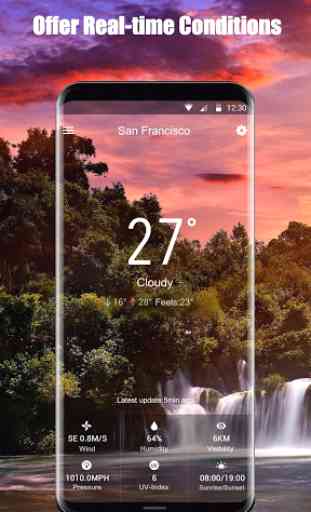 Free Daily Weather Forecast App Widget 4