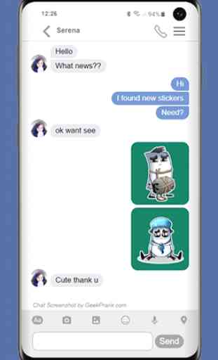 free video calling stickers for chat & text 2