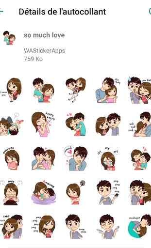 Funny Couple In Love stickers - WAStickerApps 3