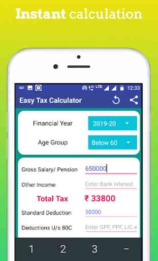Income Tax Calculator for Salaried and Pensioners 4