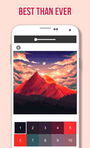 Landscape Coloring By Number - Pixel Art 2