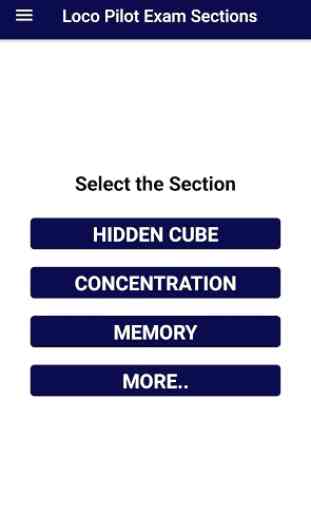 Loco Pilot Psycho Exam Test Practice( Hidden Cube) 2