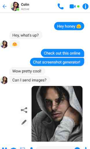 Messenger chat, Fake chat, Prank chat 4