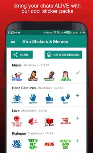 Naija Stickers & Memes for WhatsApp 1