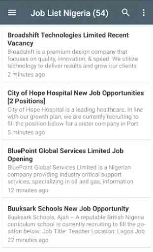 NGO & Government Jobs In Nigeria 2