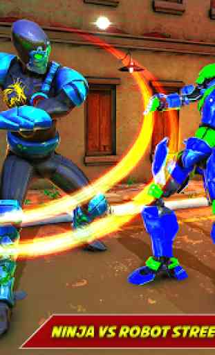 Ninja Robot Fighting Games – Robot Ring Fighting 3