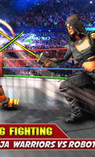 Ninja Robot Fighting Games – Robot Ring Fighting 4