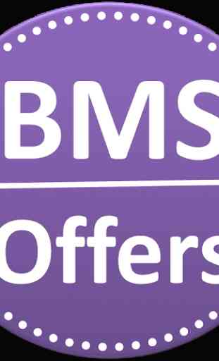 Offers in bms || Offers || Coupons || bms 1