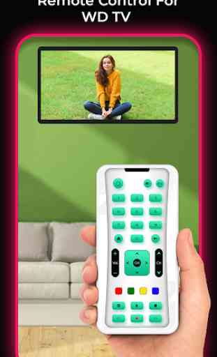 Remote Control For WD TV 1