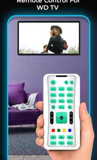 Remote Control For WD TV 4