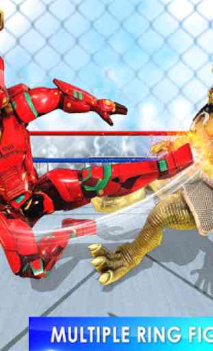 Ring Robot fighting games – Real Robot ring battle 3