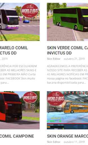 Skins World Bus Driving Simuator - BRUNO SKINS 3