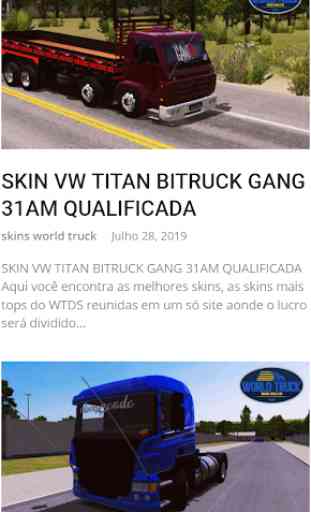 Skins World Truck Driving Simulator - BRUNO SKINS 2