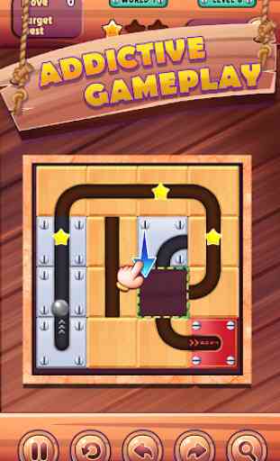 Unroll Ball - Slide Puzzle Game 3