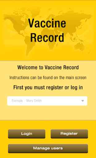 Vaccine Record for Travellers 2