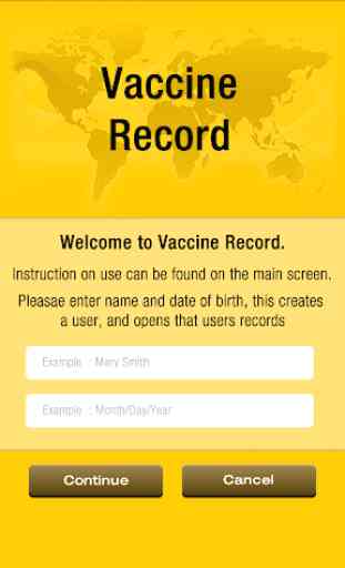 Vaccine Record for Travellers 3