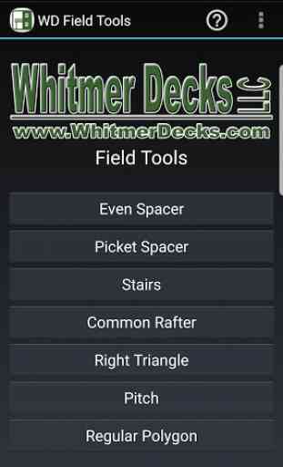 Whitmer Decks Field Tools 1