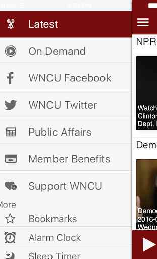 WNCU Public Radio App 3