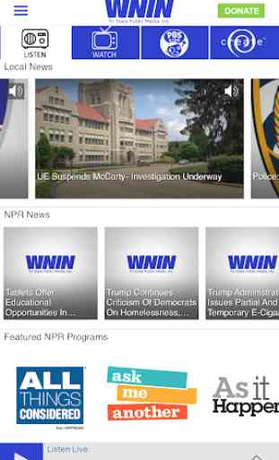 WNIN Public Media App 2