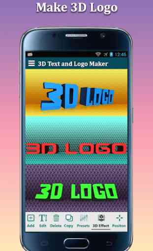 3D Text Photo Editor-3D Logo Maker & 3D Name 3