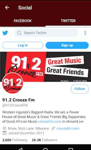 91.2 Crooze FM Uganda - Free internet Radio 4