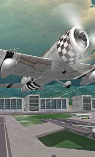Airplane Free Fly Simulator 3