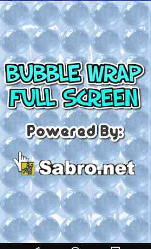 Bubble Wrap Fullscreen Game 1