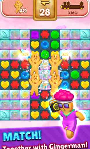 Candy Rush : Sweet Blast Puzzle Games 2