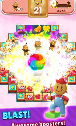 Candy Rush : Sweet Blast Puzzle Games 3