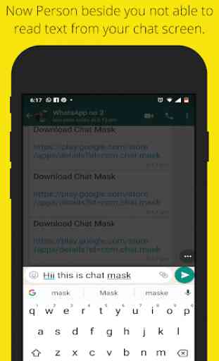 Chat Mask for Whatsapp - Hide Chat Screen for FB 3