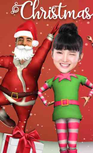 Christmas Dance – Put Your Face in a 3D Video 1