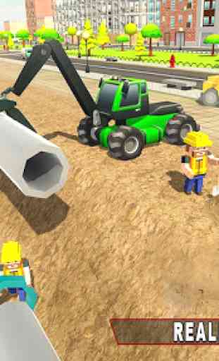 City Pipeline Construction Work : Plumber Game 4