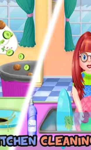 Dish Washing Games For Girls: Home Kitchen Cleanup 3