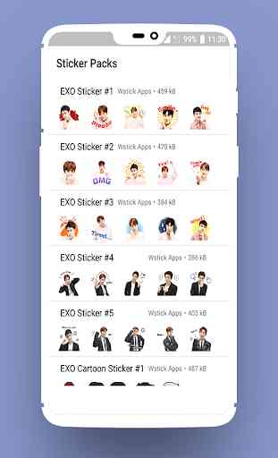 EXO Stickers for WhatsApp - WAStickerApps 2