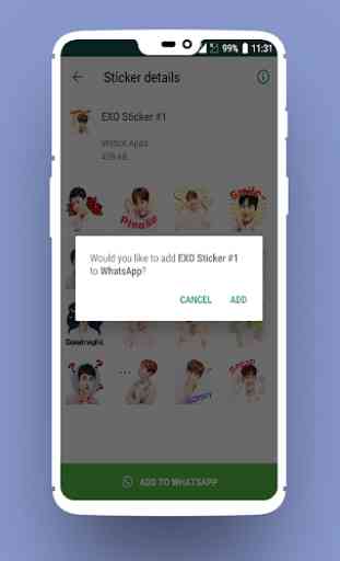 EXO Stickers for WhatsApp - WAStickerApps 3