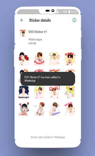 EXO Stickers for WhatsApp - WAStickerApps 4